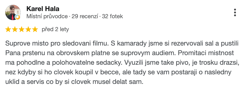 Google recenze — Karel Hala