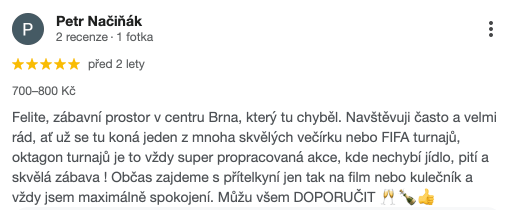 Google recenze — Petr Načiňák