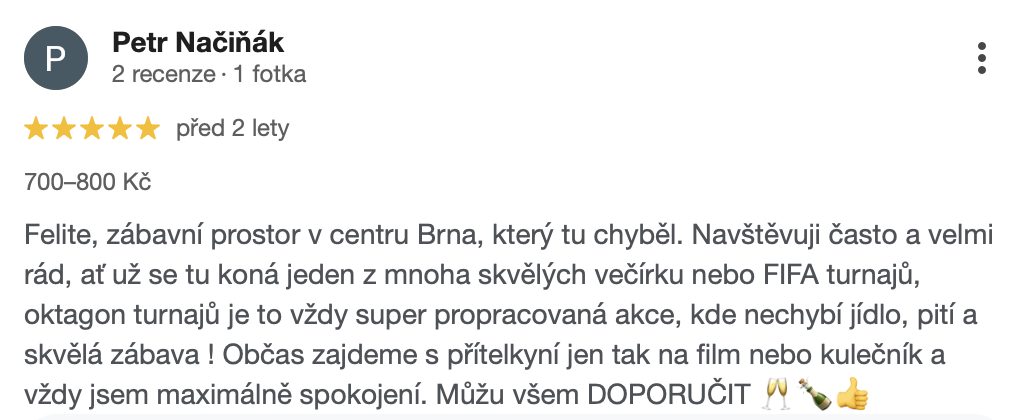 Google recenze — Petr Načiňák